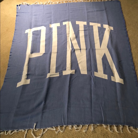PINK Victoria's Secret Bedding Victoria Secret Blanket Only Blue Is